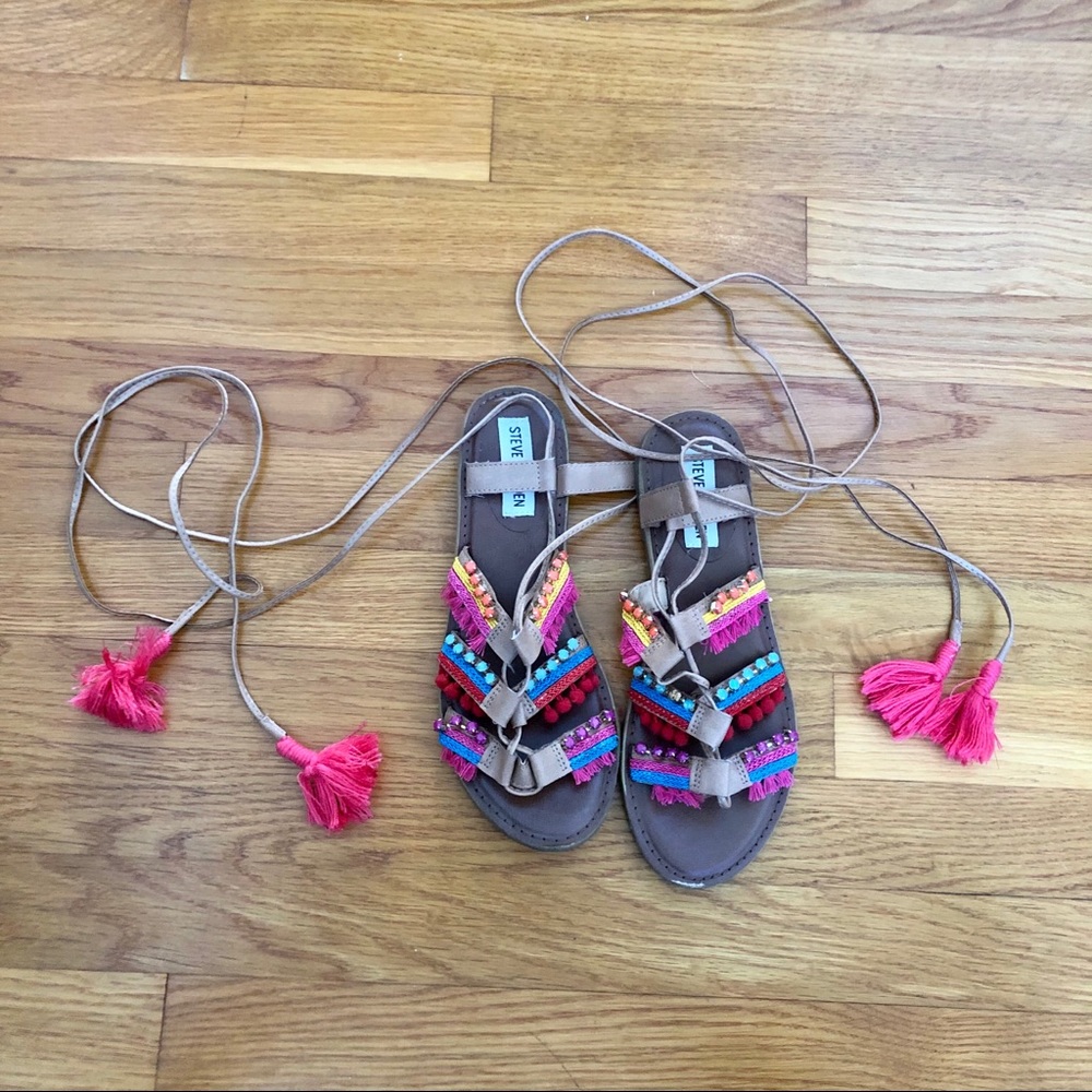 Steve Madden Alisa gladiator sandals, Sz 8